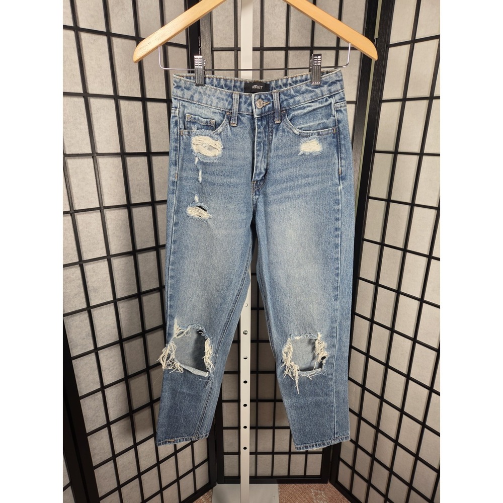 Vervet Distressed Straight Boho‎ Grunge Hippie Size 24
